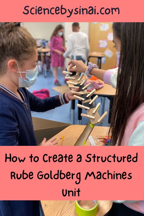 Simple Machines Stem, Rub Goldberg Machine Ideas, Rube Goldberg Machine Ideas Simple, Easy Rube Goldberg Machine, Rube Goldberg Projects For Kids, Simple Machines Projects For Kids, Rube Goldberg Machine Ideas, Simple Machines For Kids, Rube Goldberg Projects