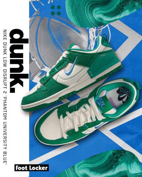 Nike Dunk Low Disrupt Nike Dunk Low Disrupt, Nike Poster, Fashion Show Poster, Shoe Poster, Sneaker Posters, Shoes Ads, Tenis Nike, Shoes Photography, Graphic Design Lessons