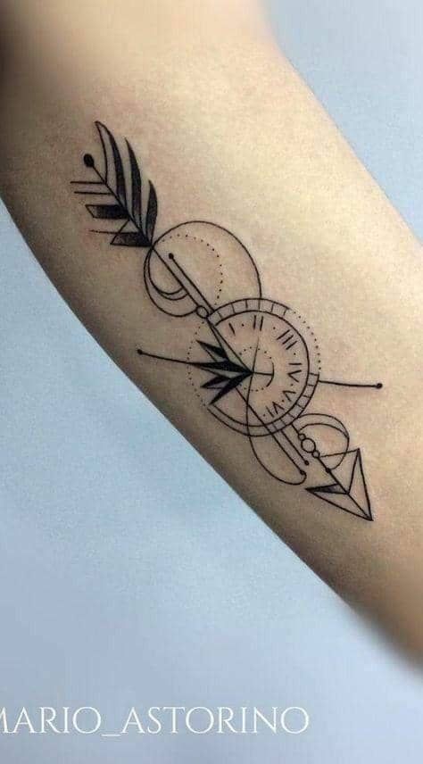 Arrow Tattoos For Women, Compass Tattoos, Tattoos Inspo, Arrow Tattoo Design, Compass Tattoo Design, Ganesha Tattoo, Dragon Tattoo For Women, Wrist Tattoos For Guys, Inspiration Tattoos