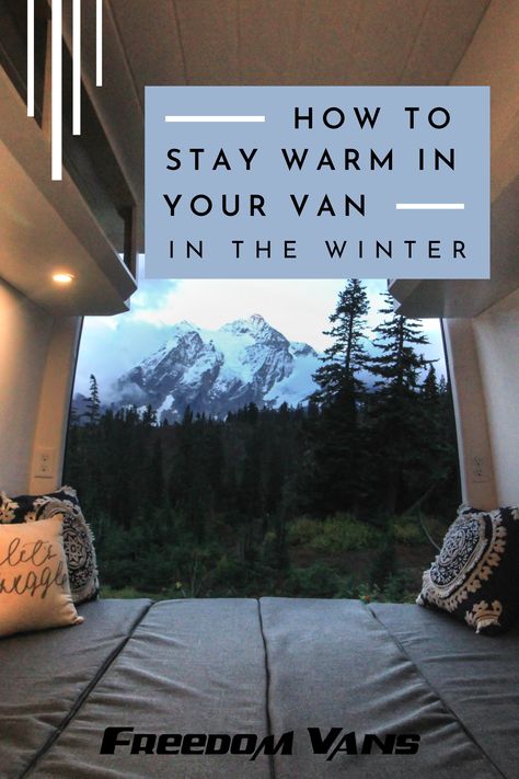 How To Insulate A Camper Van, Winter Van Life, Tiny Van Conversion, Van Life Essentials, Van Insulation, How To Stay Warm, Minivan Camping, Van Dwelling, Truck Bed Camping