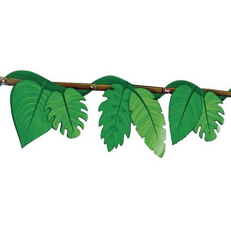 Add a little jungle fever to your classroom with this jungle vine streamer!  Product measures 8" x 4.5", pack of 12.     VINESTRM  VBS  DECORATIONS  VBS THEME  JUNGLE THEME  SAFARI  STREAMER   VINESTRM  VBS  DECORATIONS  VBS THEME  JUNGLE THEME  SAFARI  STREAMER Wildlive Vbs Decorations, Jungle Decorations Classroom, Vbs Jungle Theme Decorations, Jungle Vbs Decorations, Knight Vbs, Diy Jungle Decorations, Jungle Preschool, Tree Bulletin Board, Wonderland Classroom