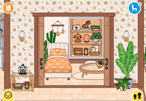 Toca boca room idea, bedroom idea, small bedroom, small space, design. Toca World Aesthetic, Toca Life World Room, Toca Boca Room Idea, Toca Boca Bedroom, Bedroom Small Space, Toca Boca Room, Wedding Bedroom, Toca Life World, Small Space Design