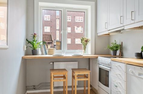 Table Over Radiator Kitchen, Kitchen Radiator, Kitchen Bar Design, Kitchen Bar Table, Kitchen Window, Kitchen Counter, Bar Design, Kitchen Bar, Bar Table