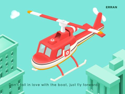 Helicopter Illustration, Dont Fall In Love, Painted Books, Blue Design, Helicopter, Global Community, Creative Professional, Bubbles, Blue