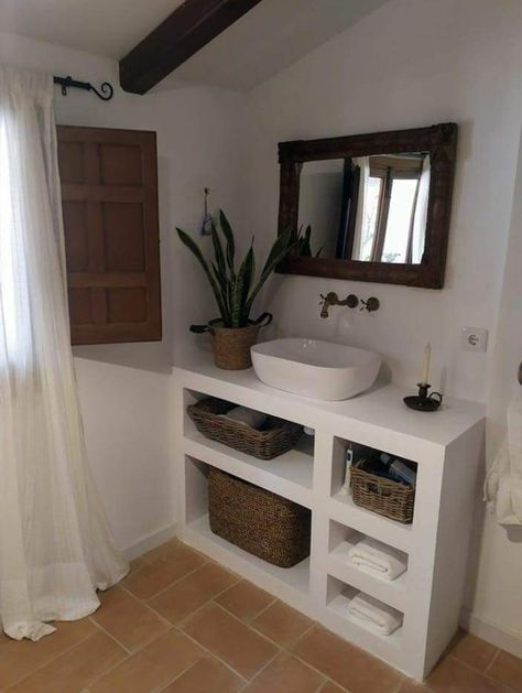 Small Bathroom Plans, Bathroom Plans, Washbasin Design, Bathroom Decor Ideas Colors, Bathroom Design Decor, Bathroom Decor Ideas, Bathroom Inspiration Decor, Bathroom Update, Tiny House Cabin