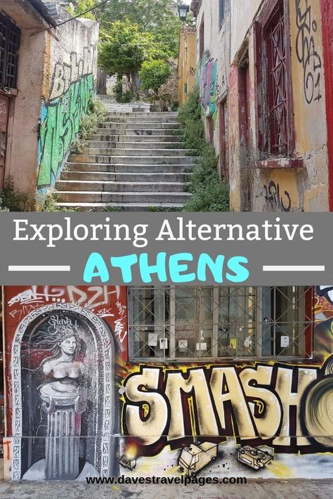 Exploring Alternative Athens: Cool Places, Hidden Gems, And Street Art Experience local life and discover the authentic side of Greece with top-rated Athens tours and unique Greece trips designed and led by local experts.  A mini guide that would help you explore the alternative scene of Athens, the cool and funky capital of Greece. Athens Hidden Gems, Greece Destinations, Mind Hacks, Balkan Peninsula, Cool Places, Europe Travel Tips, Ancient Ruins, Athens Greece, Greece Travel