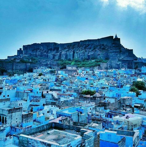 Blue City Jodhpur Photography, Jodhpur Aesthetic, Blue Indian Aesthetic, Jodhpur Photography, Blue City Jodhpur, Rajasthan Culture, Bengali Poems, Architecture 101, Vision Board Pics