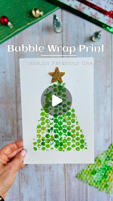 Anya Garcia | Montessori Homeschool Made Easy on Instagram: "🎄✨ Tis the season to be jolly – in October! 🎨 Who says you can’t spread the holiday cheer early? Get ready to rock around the Christmas tree with our Bubble Print Xmas Tree Craft! 💬Comment “YES BONUS” to join MKAP 🗓️ before the price goes 📈up & get a sign-up b o n u s 🎁 ‌ 📌 I know searching and planning activities can feel like a never-ending quest! ‌ 📲 You want to spend less time looking at your phone and look at your child instead.  ‌  🙌 You want to actually do an activity with your child now instead of planning on doing something one day! ‌  🛑 You are done chasing that elusive “perfect” activity b e c a u s e perfection isn’t the name of the game! Activities don’t need to be perfect or store-bought. They can be from Bubble Wrap Crafts, Bubble Print, Christmas Cards Kids, Preschool Christmas Crafts, Just Tired, Tree Craft, Holiday Crafts For Kids, Tis The Season To Be Jolly, Christmas Tree Crafts