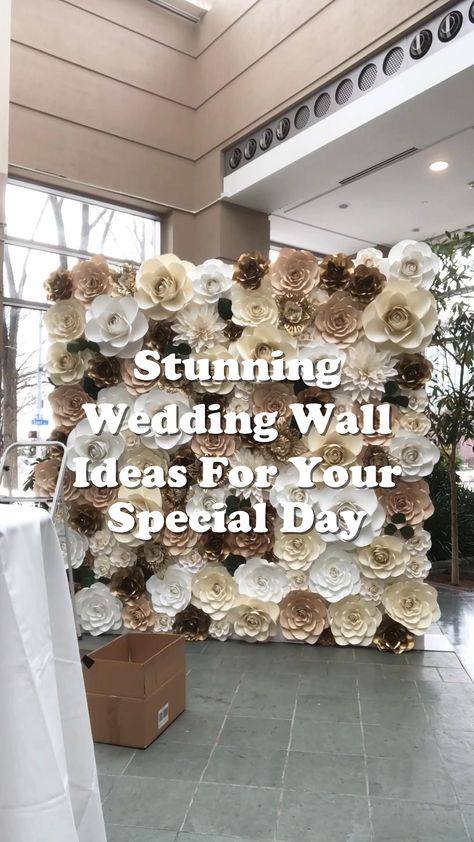 Looking for inspiration for your special day? Check out these stunning wedding wall ideas that will make your celebration unforgettable. From romantic floral backdrops to elegant drapery, find the perfect decor to create a magical atmosphere for your wedding. Whether you're planning a rustic outdoor ceremony or a glamorous indoor reception, these wedding wall ideas will add a touch of beauty and charm to your big day. Elegant Draperies, Wedding Wall Decorations, Wedding Wall, Indoor Reception, Rustic Outdoor, Floral Backdrop, Outdoor Ceremony, Special Day, Beautiful Weddings