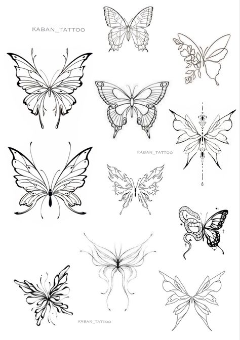 Triple Butterfly Tattoo, Mystical Butterfly Tattoo, 3 Butterfly Tattoo Designs, Moth Tattoo Fine Line, Monarch Butterfly Tattoo Stencil, Line Work Butterfly Tattoo, Butterfly Flash Tattoo, Abstract Butterfly Tattoo, White Tattoo Ideas