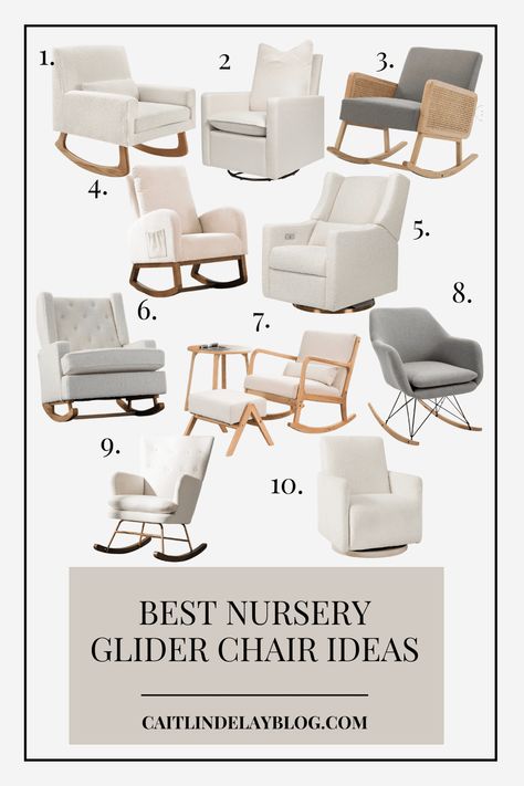 10 Best Nursery Glider Chair Ideas to Complete You Baby's Room Best Nursery Rocking Chair, Small Nursery Chair, Nursery Chair Ideas, Baby Room Chair, Modern Rocking Chair Nursery, Nursery Rocking Chair Glider, Nursery Armchair, Nursery Glider Chair, Nursery Glider Rocker