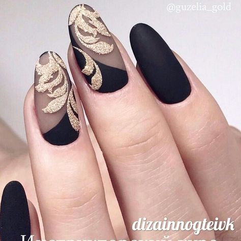 Oval Nail Art, Nails Shape, Matte Nail Art, Black Nail Designs, Super Nails, Nail Swag, Trendy Nail Design, Popular Nails, Oval Nails