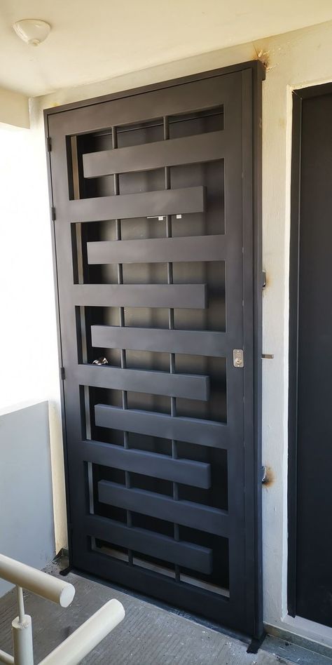 Iron Doors Modern, Sliding Gate Design, Security Door Design, درابزين السلم, Main Gates, Porte In Ferro, Home Gate Design, Gate Designs Modern, House Main Door Design