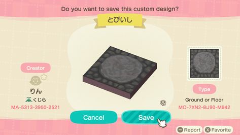 Pocket Camp, Animal Crossing Pocket Camp, Slate Stone, Pebble Stone, Stone Design, Animal Crossing, Custom Design, The Creator, Flooring