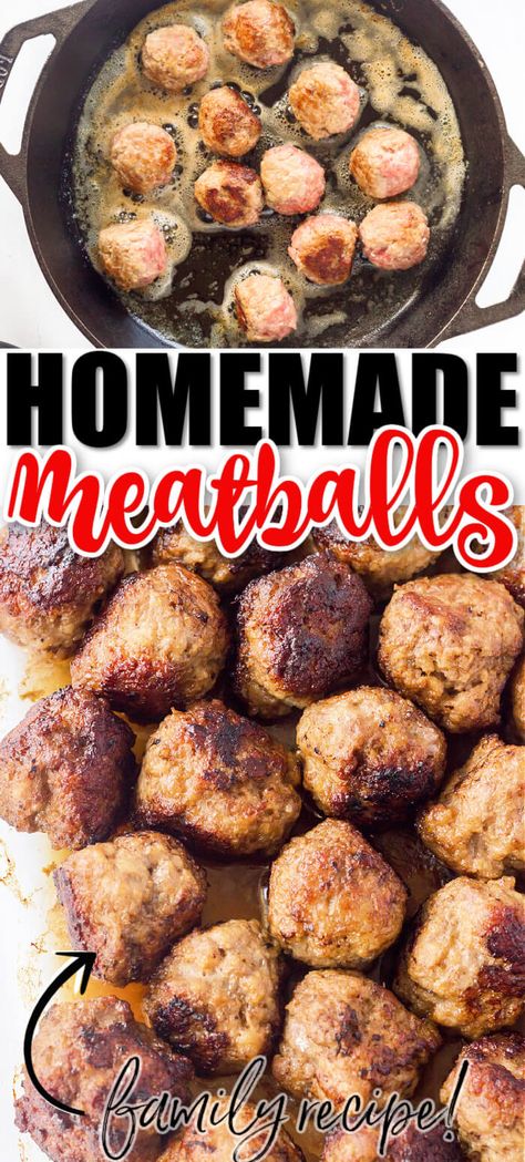 meatball recipe Pan Fried Meatballs Ground Beef, Fried Meatballs Ground Beef, Pan Fried Meatballs, Fried Meatball Recipes, Crispy Meatballs, Best Meatball Recipe, Lazy Lasagna Recipe, Italian Sausage Meatballs, Meatballs Italian