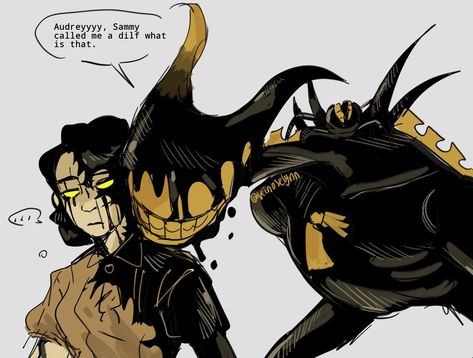 Bendy And The Dark Revival, Bendy Y Boris, Ink Demon, Ink Machine, Bendy And The Ink Machine, Fnaf Drawings, Old Cartoons, Gaming Memes, Indie Games