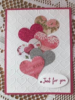 Valentine Cards To Make, Stampin Up Valentine Cards, Valentines Day Cards Handmade, Valentine Love Cards, Valentine Cards Handmade, Embossed Cards, Assisted Living, Birthday Cards Diy, Stamping Up Cards