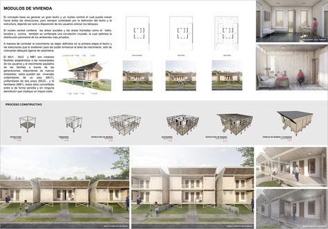 Gallery of Architects Propose 120 Incremental Social Houses for Iquitos, Peru - 12 Incremental Housing Architecture, Iquitos Peru, Design Diagram, Urban Design Diagram, Urban Design, School Projects, Peru, Architects, Floor Plans