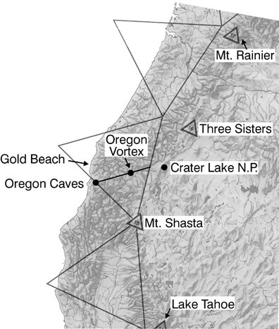 Ley Lines United States, Earth Chakras, Map Of Oregon, Lay Lines, Earth Grid, Marble Mountain, Dragon Line, Shasta Lake, Ley Lines