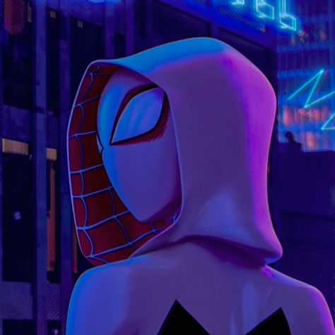 Into The Spider Verse, Gwen Stacy, Spider Gwen, The Spider, Spider Verse, Blue