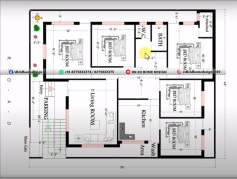 5bhk House Plan, 2200 Sq Ft House Plans, 2000 Sq Ft House, 5 Bedroom House Plans, Floor Planner, 3d Home Design, Duplex House Plans, 2 Story Houses, Home Planner