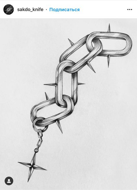 Chain Around Leg Tattoo, Dog Chain Tattoo, Chain Circle Tattoo, Chain Drawing Reference, Chain Tattoo Stencil, Cadenas Tattoo, Drawing Chains, Chained Up, Chain Link Tattoo