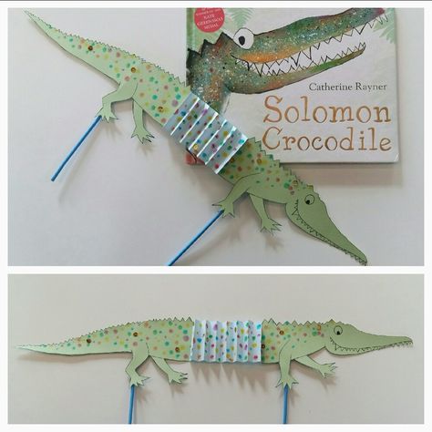 Toddler Time crocodile puppet craft. Crocodile Puppet, Puppet Craft, Puppet Crafts, Diy Classroom, Pirate Party, Crafts Ideas, Peter Pan, Puppets, Party Ideas