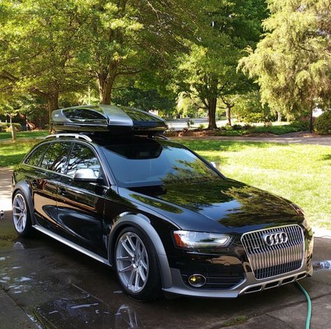 Black Audi Allroad with rooftop carrier Wall Decoration Quotes, Allroad Audi, Audi 2017, Audi Wagon, Wall Art Classroom, R8 Spyder, Audi A6 Allroad, Audi R8 Spyder, Be More Attractive