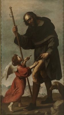 Bernabé de Ayala · Saint Roch, Museum of Fine Arts, Seville, Spain St Roch, Saint Roch, San Rocco, Religious Images, Catholic Art, Montpellier, Museum Of Fine Arts, Religious Art, Seville