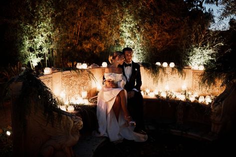 karolina sorab wedding couple hugging surrounded by candles Seville Wedding, Indoor Event, Flamenco Dancers, Seville Spain, Traditional Music, Indoor Wedding, Stylish Wedding, Bride Bouquets, Big Love