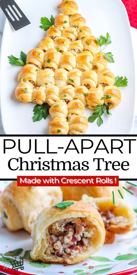 It doesn’t get any more festive than this Pull-Apart Crescent Roll Christmas Tree Appetizer! It’s perfect for holiday parties, potlucks, get-togethers, and even a light dinner or brunch! via @easybudgetrecipes Pull Apart Christmas Tree Bread Crescent Rolls, Crescent Roll Xmas Tree, Pull Apart Christmas Tree Crescent Rolls, Pull Apart Crescent Christmas Tree Pillsbury, Christmas Tree Pull Apart Appetizer, Crescent Roll Appetizers Christmas, Crescent Roll Pull Apart Christmas Tree, Pull Apart Christmas Tree Bread Crescent, Christmas Appetizers Crescent Rolls