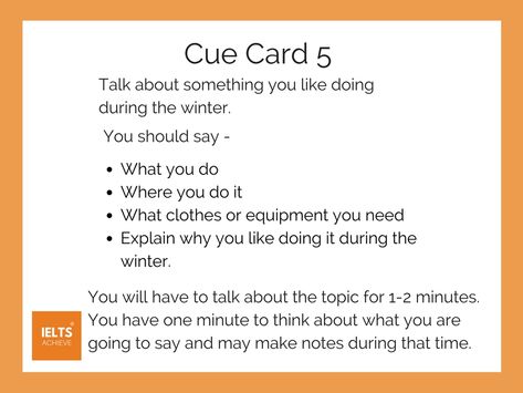 IELTS speaking part 2 cue card Speaking Cue Cards Ielts, Ielts Speaking Part 2 And 3, Cue Cards For Ielts, Ilets Exam, Speaking Cue Cards, Ielts Speaking Cue Card, Ielts Cue Card, Ielts Writing Task1, Ielts General