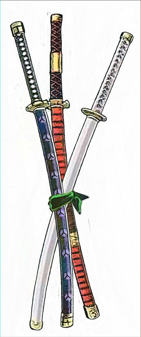 Zoro One Piece 3 Swords, Enma Zoro Swords Tattoo, Roronoa Zoro Swords Tattoo, Zoro 3 Swords Tattoo, Zoro Three Swords Tattoo, Enma Zoro Swords, Zoro 3 Swords, One Piece Zoro Swords, Zoro Swords Tattoo