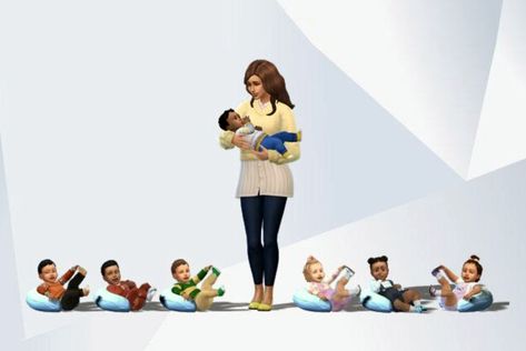 I created an infant household since there is a new feature that allows an adult sim to adopt young sims once they befriend them. Foster homes can now exist because of this :) #simmaddness ♥ #sims4 Sims 4 Foster Care Mod, San Sequoia, Sims 4 Gallery, Foster Home, Foster Care, Sims 4 Mods, The Sims 4, Infants, The Sims