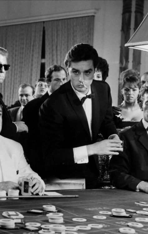 Alain Delon, Melodie en sous-sol (1963) Gena Rowlands, Marcello Mastroianni, Faye Dunaway, Pahlawan Marvel, French Cinema, Romy Schneider, Robert Redford, Paul Newman, Alain Delon