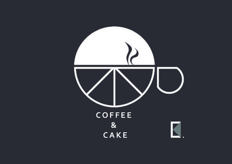 Coffee And Cake Logo, Coffee Chalkboard, Pastry Logo, Logo Design Coffee, Coffee Shop Logo Design, Cake Shops, Cafe Apron, Mobile Coffee Shop, Coffee And Cake