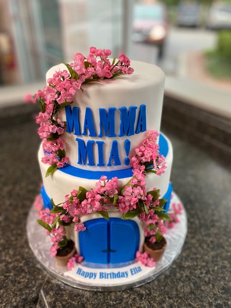 Mamma Mia Themed Cake, Mama Mia Cupcakes, Mamma Mia Cupcakes, Mama Mia Cake Ideas, 46th Birthday Cake, Mamma Mia Cake Ideas, Mama Mia Birthday Cake, Mama Mia Cake, Mamma Mia Cake