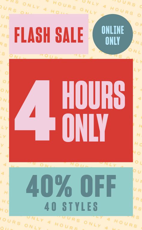 Flash Sale Email Design, Sale Motion Graphics, Flash Sale Email, Flash Sale Graphic, Flash Sale Banner, Black Friday Email Design, Edm Template, Email Layout, Palmetto Moon