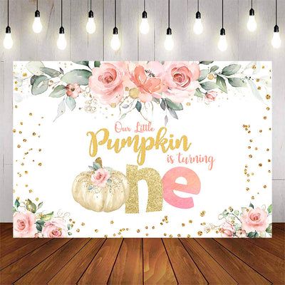 Flowers Happy Birthday, One Happy Birthday, 1st Birthday Backdrop, Fall First Birthday, Fall 1st Birthdays, Diy Birthday Backdrop, Pumpkin 1st Birthdays, Pumpkin First Birthday, Happy Birthday Backdrop