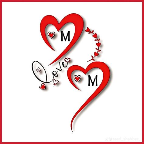 M Love M Dp, M Love Dp, M Dp, Love Dp, Alphabet Art Print, M Love, Kumkum Bhagya, Girly Dp, Hand Pictures