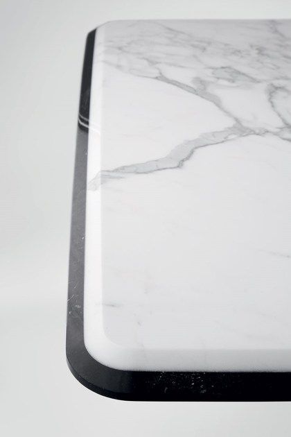 Marble Table Top Edge Detail, Gallotti Radice, Millwork Details, Paving Pattern, Marble Tables Design, Marble Detail, Stone Table Top, Joinery Details, Anodised Aluminium