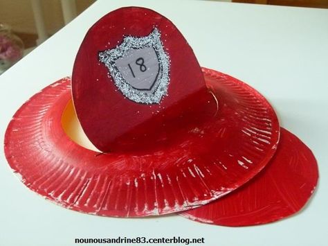 Fire Safety Preschool Crafts, Fireman Crafts, Fire Safety Crafts, Community Helpers Preschool Activities, Fire Safety Preschool, Firefighter Crafts, Safety Crafts, Fire Safety Week, Fireman Hat