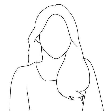 Person Outline Sketch, Outline Art Simple, Easy Outline Drawings, Anatomical Heart Drawing, Super Easy Drawings, Drawing Outlines, Person Outline, 30 Day Art Challenge, Line Art Images