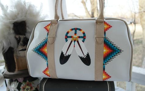 Etsy Handmade Purses Rez Hoofz | REZ HOOFZ Native AmericanLakota Handpainted by REZHOOFZ on ... | My S ... Native American Boots, Painted Purses, Indigenous Fashion, Hand Painted Purses, Moccasin Pattern, Painted Purse, Native Wears, Native American Clothing, Handpainted Bags