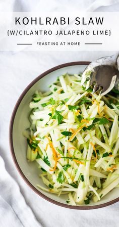 Kohlrabi Apple Slaw, Kohlrabi Slaw Recipes, Vegan Kohlrabi Recipes, Kohlrabi Salad Recipes, Kalarabi Recipes, Paleo Slaw, Kohlrabi Slaw, Keto Coleslaw, Kohlrabi Recipes