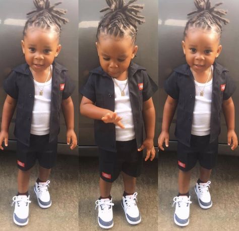 Toddler Dreads Locks Boys, Kid Loc Styles Boys, Toddler Boy Twist Hairstyles, Toddler Boy Loc Styles, Boys Dreadlocks Styles Kids, Black Toddler Hairstyles Boy, Boy Loc Hairstyles, Little Boy Hairstyles Black, Little Boy Dreads Hairstyles