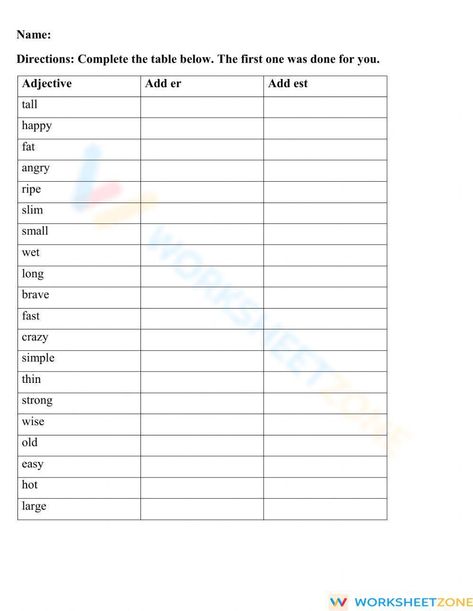 Test image Adjectives Worksheet, Adjective Worksheet, Test Image, The Worksheet, 2nd Grade Worksheets, Grade 2, Online Workouts, You Can Do, Quick Saves