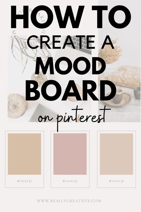 Create A Pinterest Board, Mood Board How To Create A, How To Make An Inspiration Board, Natural Mood Board Inspiration, Decor Boards Inspiration, Creating Mood Boards, Interior Moodboard Inspiration, Modern Cottage Mood Board, Pinterest Design Ideas