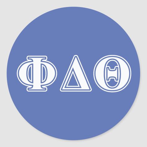 Frat Formal, Phi Delt, Formal Cooler, Phi Delta Theta, Blue Letters, Greek Letters, Buick Logo, Fraternity, Round Stickers