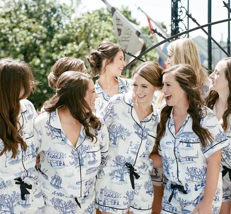 Perfect pajamas for your bridesmaids to get ready in! #weddingideas #wedding #katiekime #bridesmaids Katie Kime, Luxury Robes, Matching Pjs, New Orleans Wedding, Pajama Robe, Magical World, Pajama Sets, Fancy Dresses, Lifestyle Brands